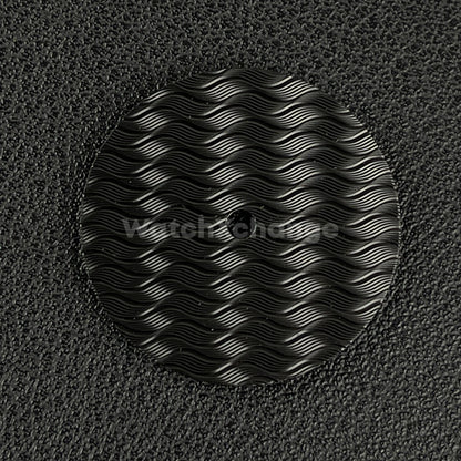 28.5mm Black Wavy Texture Watch Dial Face for SEIKO NH35 NH36 Movements
