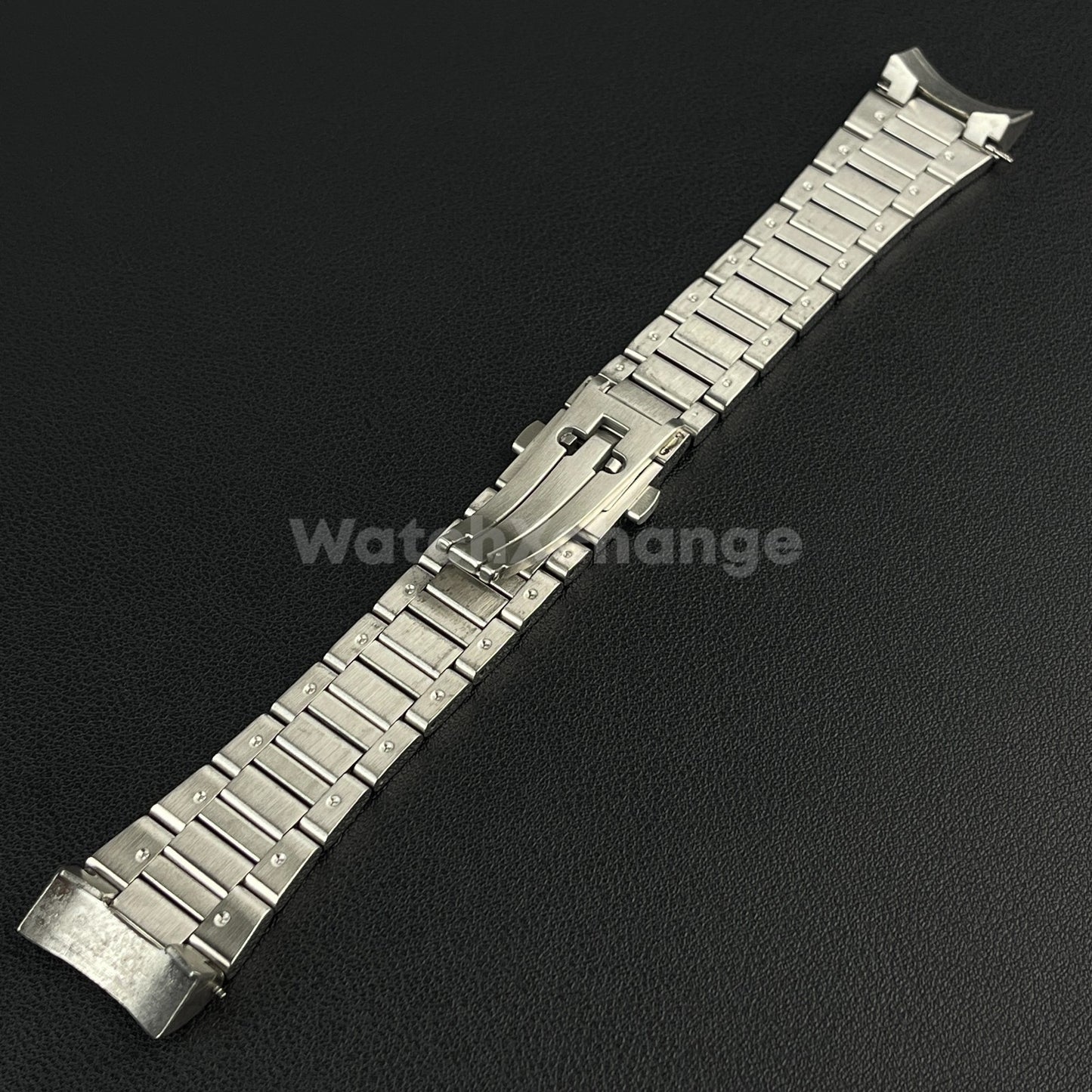24mm Stainless Steel fit TAG Heuer Carrera Silver Watch Strap Band Bracelet