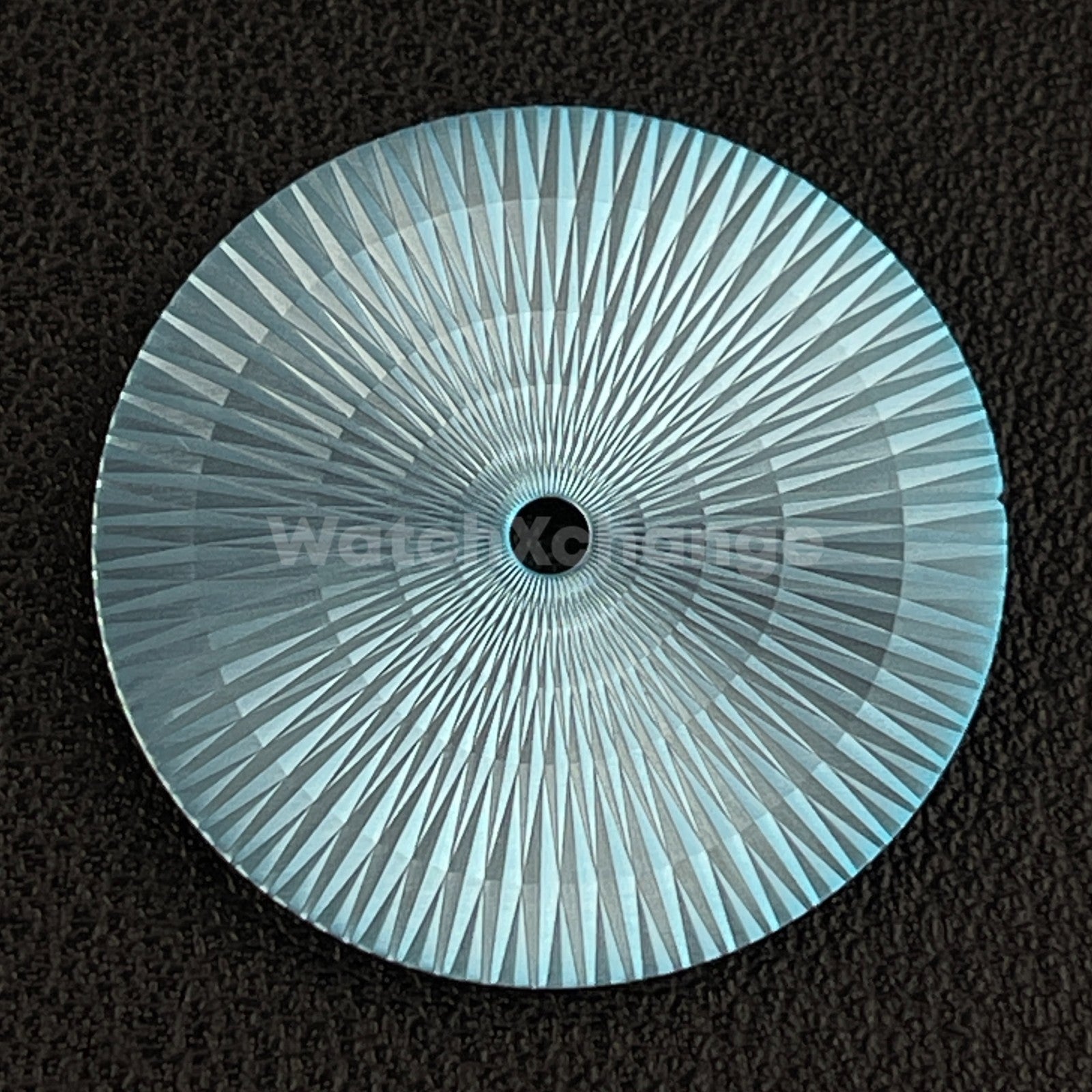 28.5mm Light Blue Radial Texture Watch Dial Face for SEIKO NH35 NH36 Movements