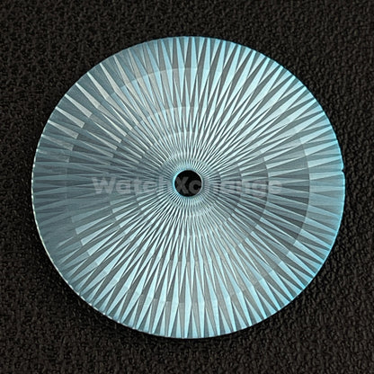 28.5mm Light Blue Radial Texture Watch Dial Face for SEIKO NH35 NH36 Movements