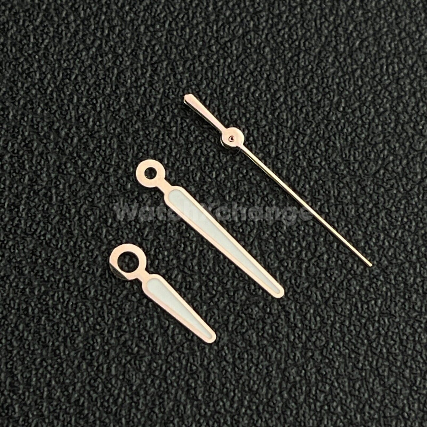 Rose Gold & White Watch Hands For SEIKO NH35A/36/4R/7S Movements Luminous