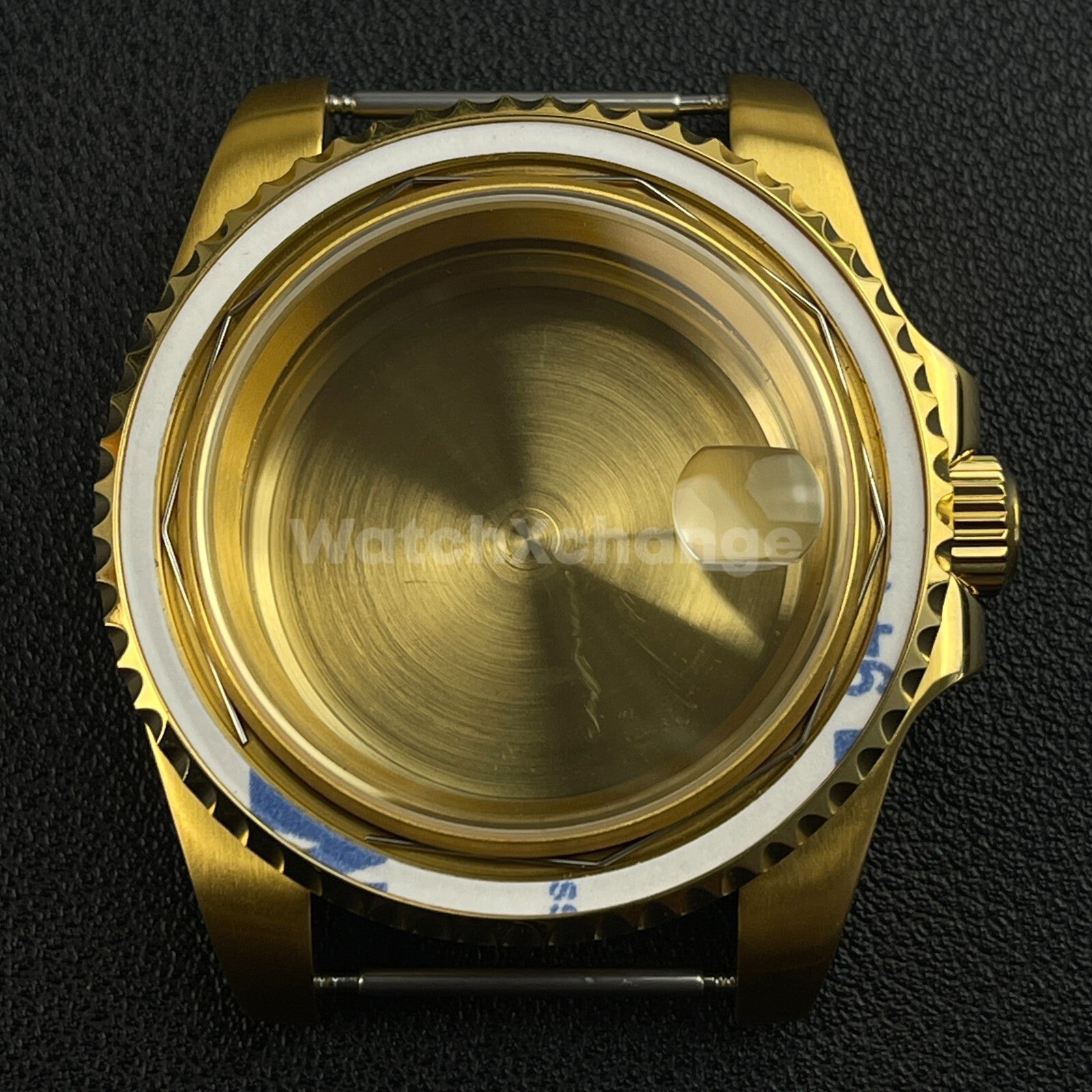 40mm Gold Stainless Steel Divers Watch Case GMT Submariner for NH35 NH36