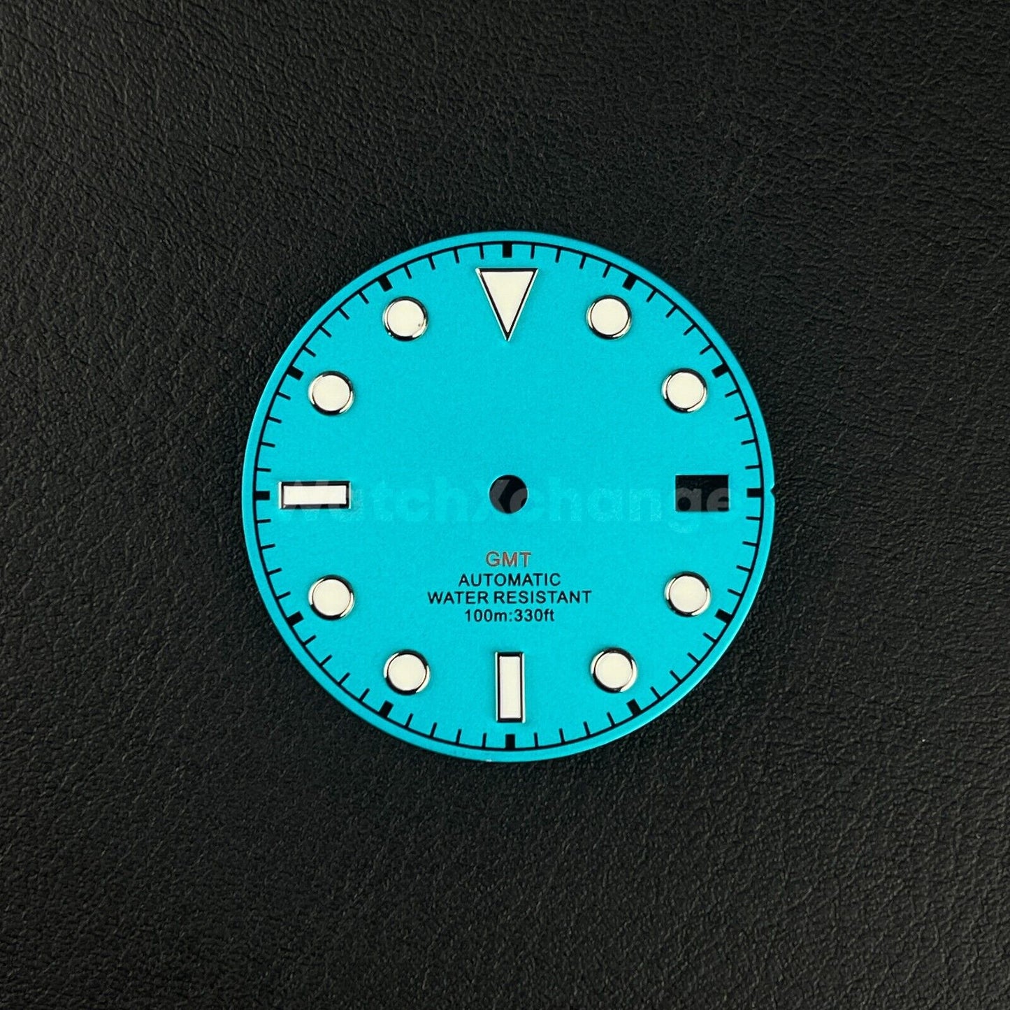 29mm Blue Watch Dial w/Green Luminous Replacement for NH35 Watch Movement Parts