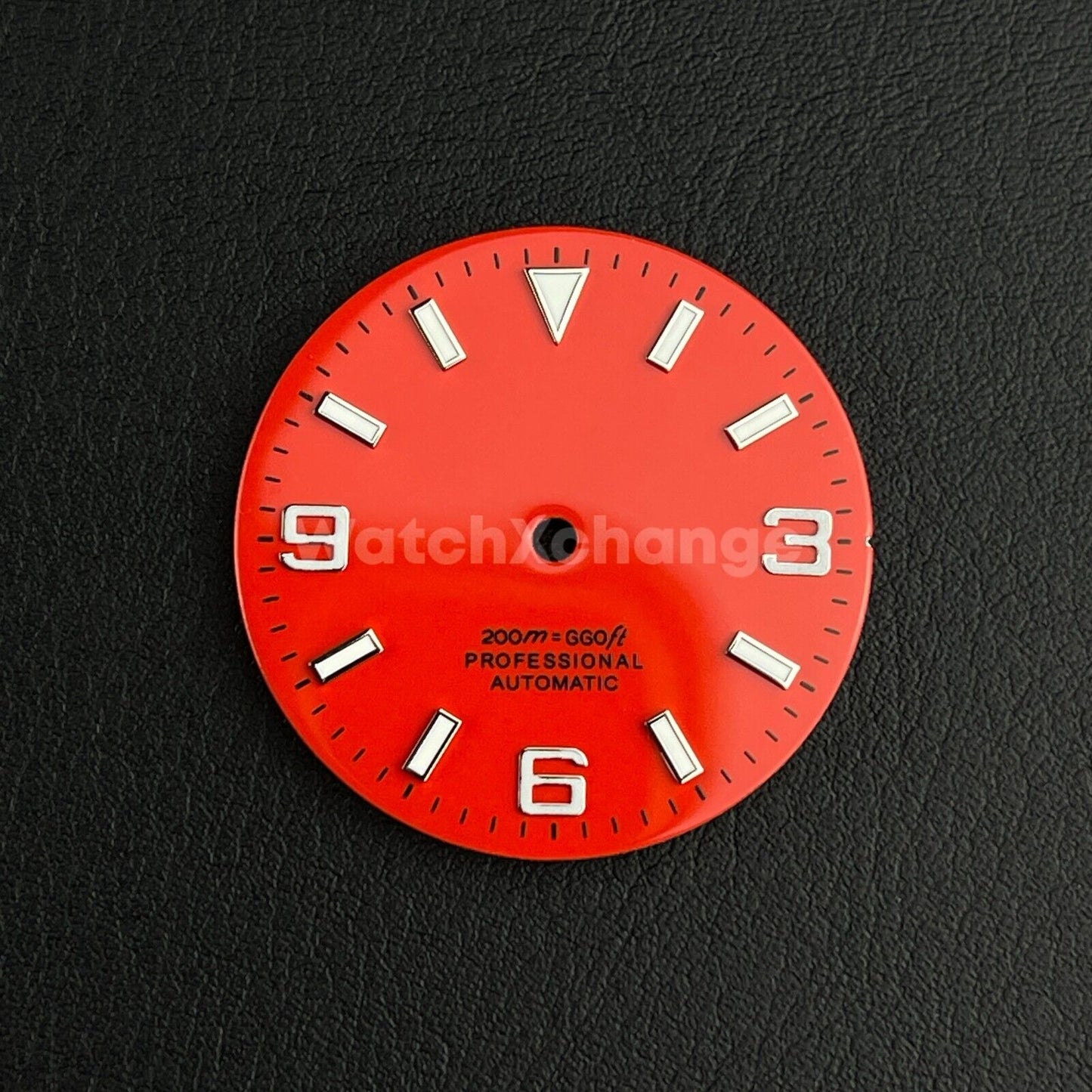 29mm Red Watch Dial for SEIKO NH35 NH36 Watch Movement Parts