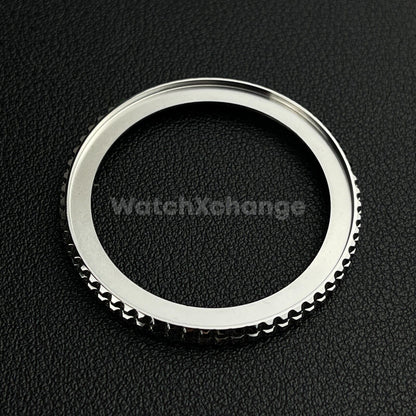 Silver Double Stacked Edge Watch Bezels for Seiko SKX007 SRPD Mod Include Gasket