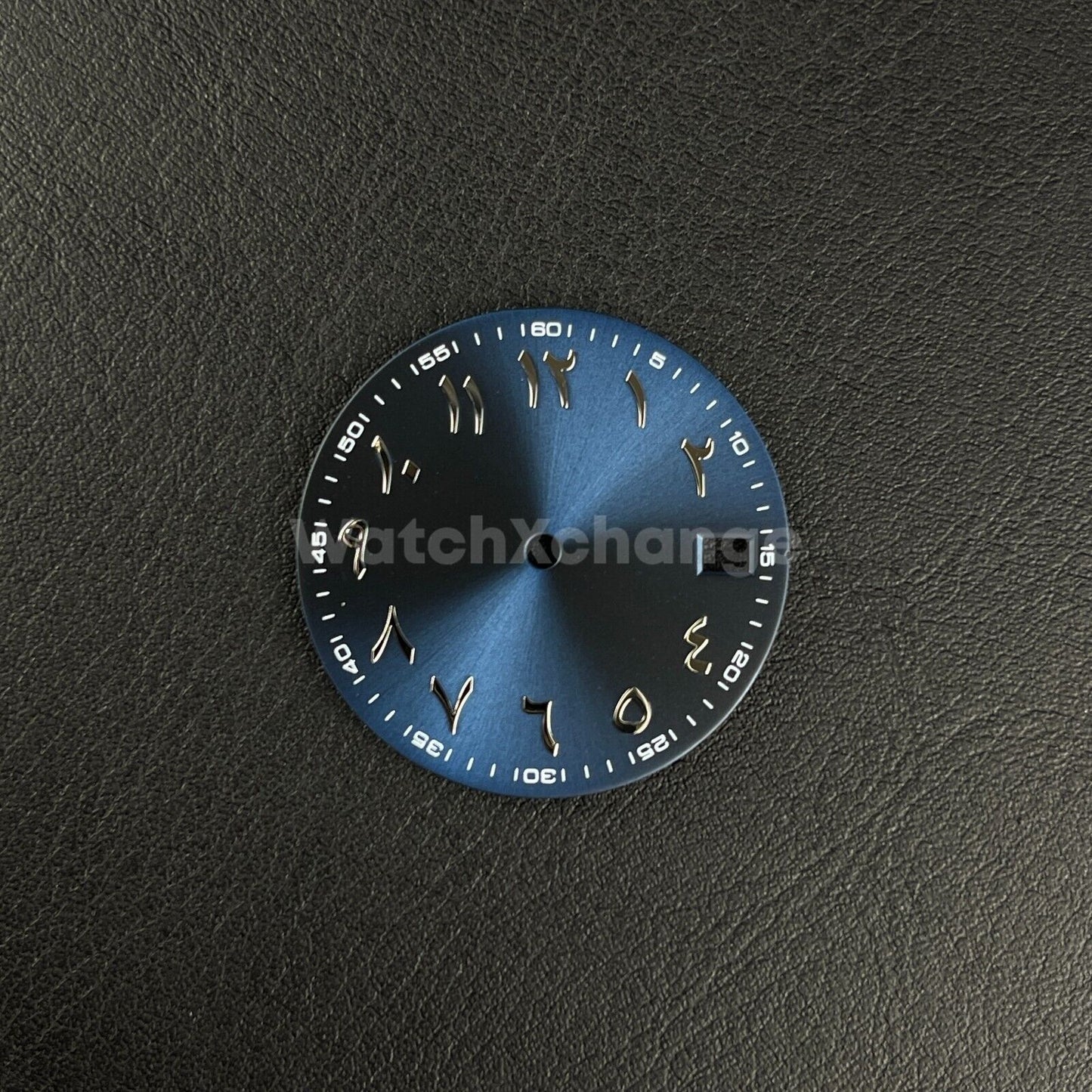28.5mm Midnight Blue Silver Arabic Watch Dial NH35 NH36 Movement Professional