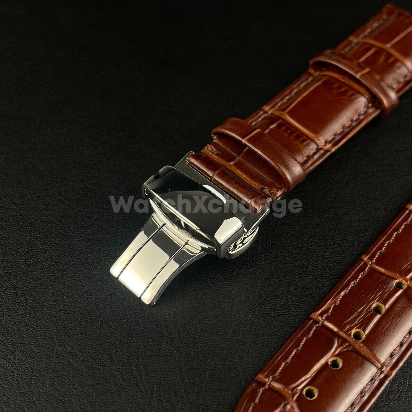 19mm 20mm Brown Leather Strap For Tissot PRC200 T17 T41 T461 T014430A T014410A