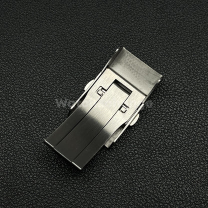 For Hydroconquest Quality Solid Stainless Steel Watch Buckle Folding Clasp 19mm
