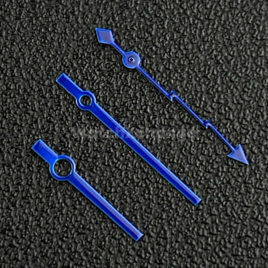 Dark Blue Lightning Strike Watch Hands For SEIKO NH35/36 Movements