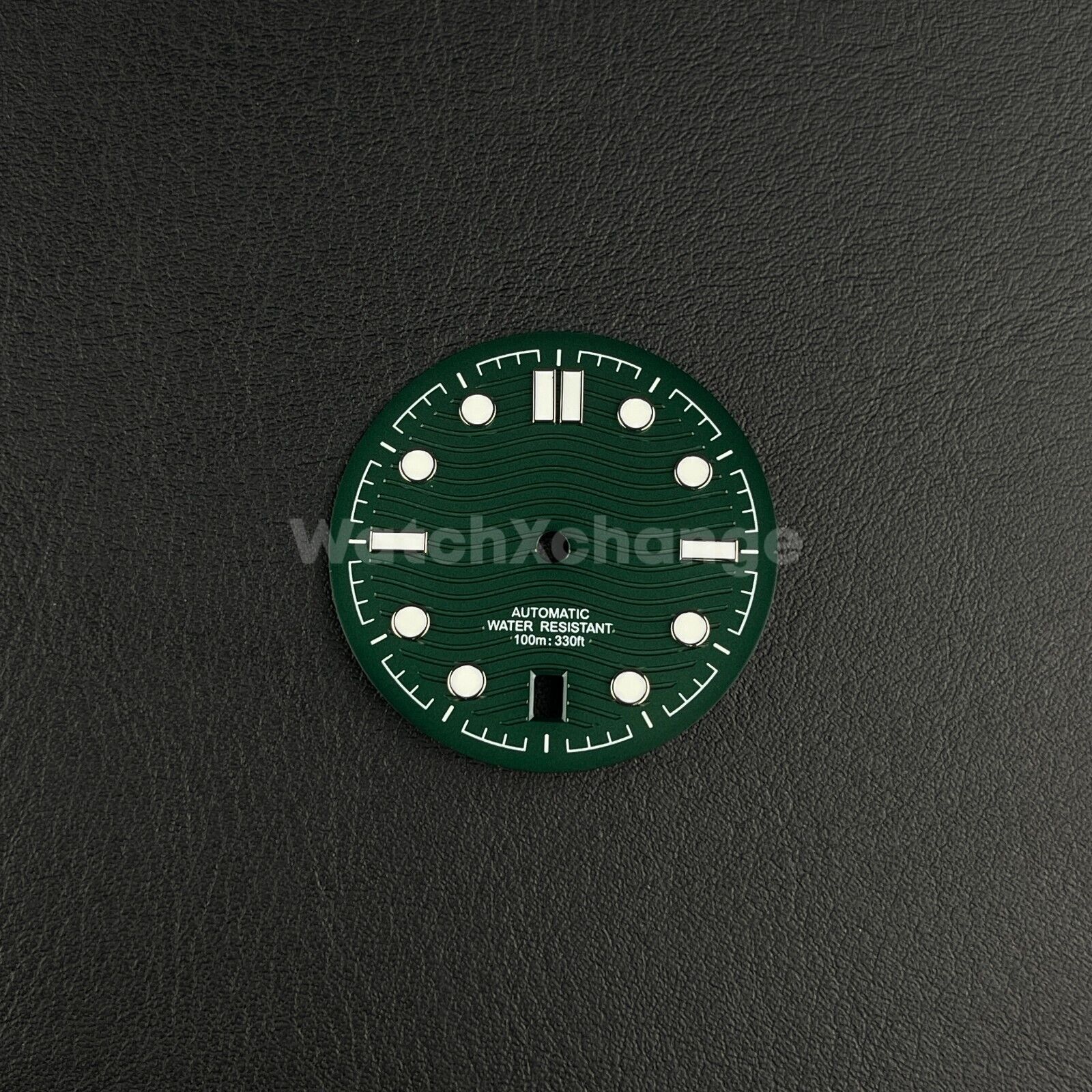 31.7mm Green Watch Dial for SEIKO NH35 NH36 Watch Movement Parts