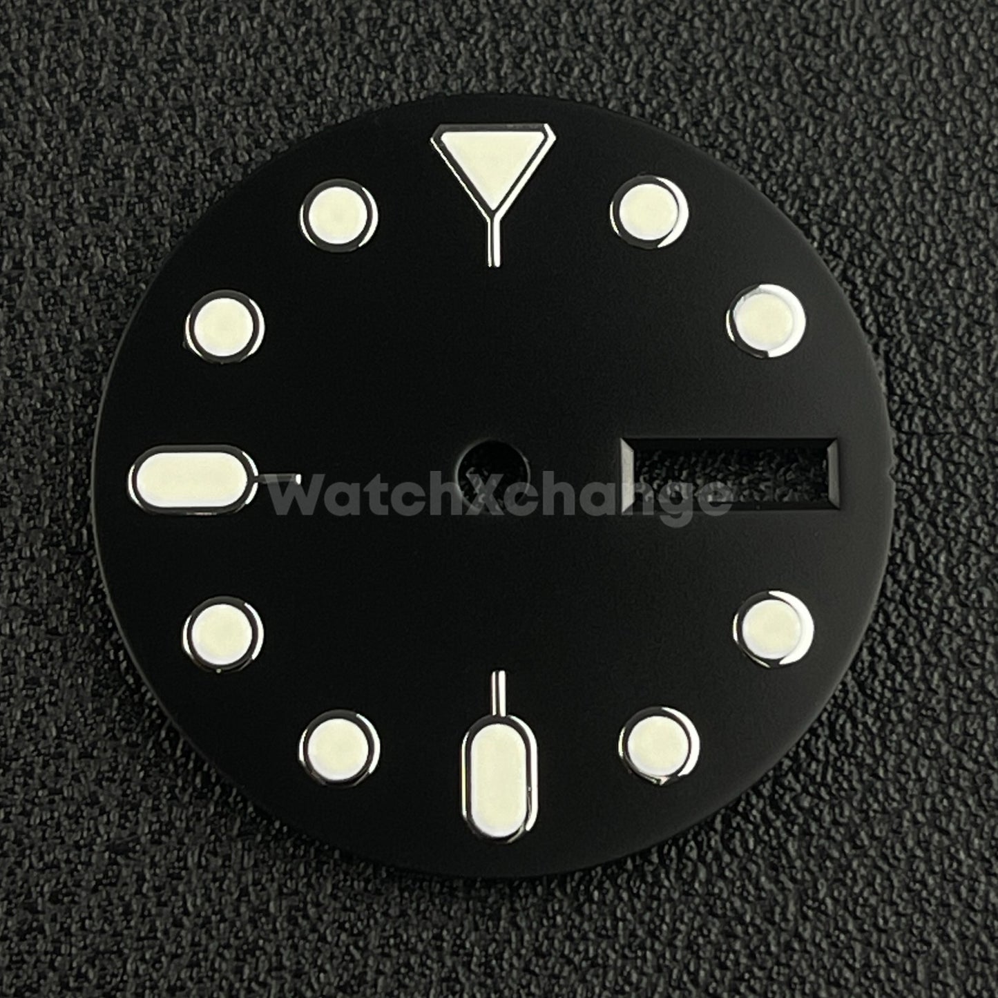 28.5mm Black & White Watch Dial Face for SEIKO NH36 Movement