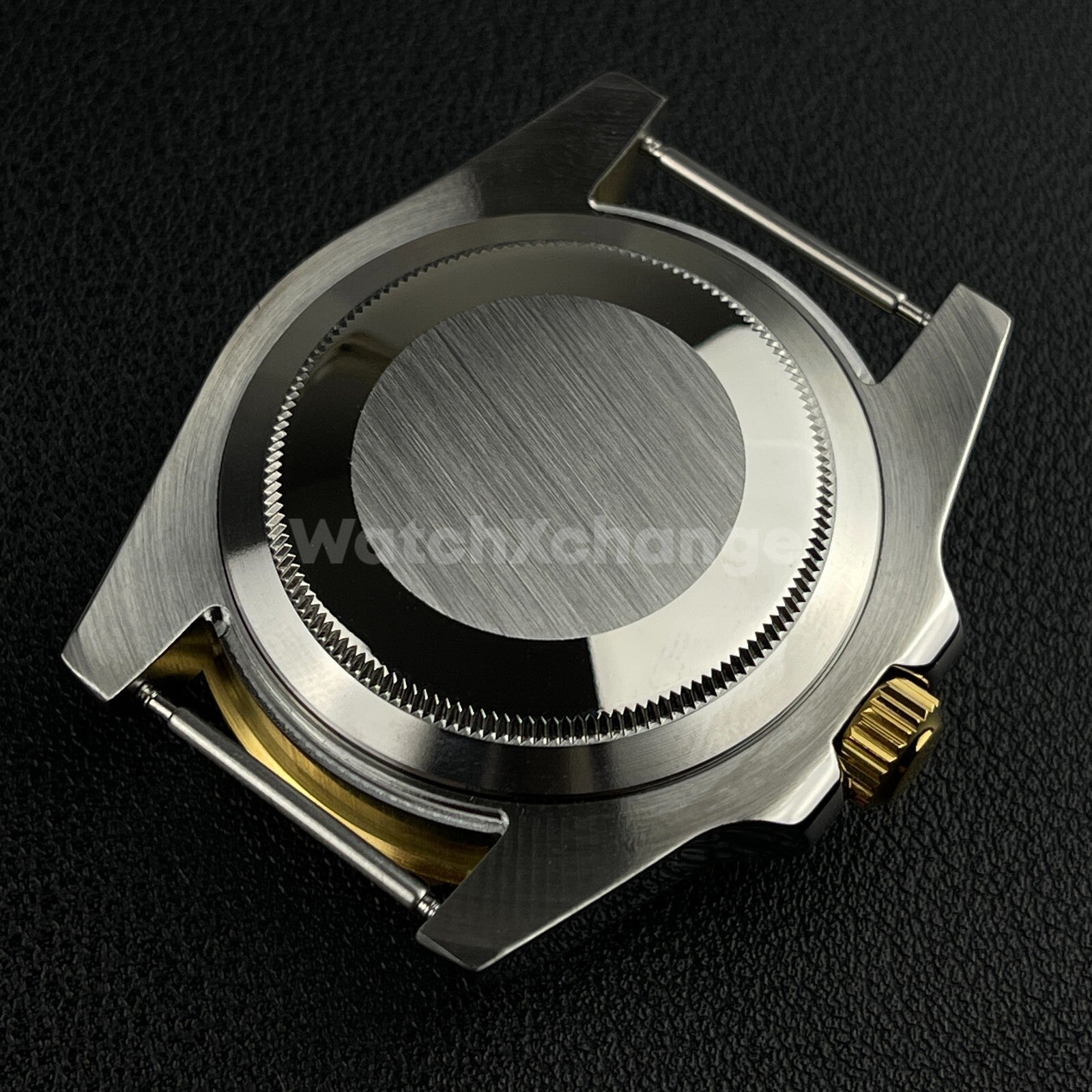 40mm Silver Gold Stainless Steel Divers Watch Case GMT Submariner For NH35 NH36