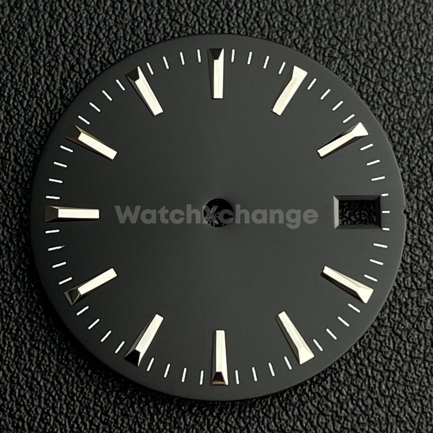 28.5mm Black & Silver Watch Dial for SEIKO NH35 NH36 Movement