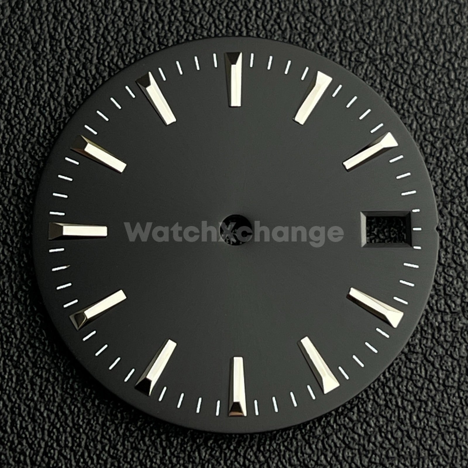 28.5mm Black & Silver Watch Dial for SEIKO NH35 NH36 Movement