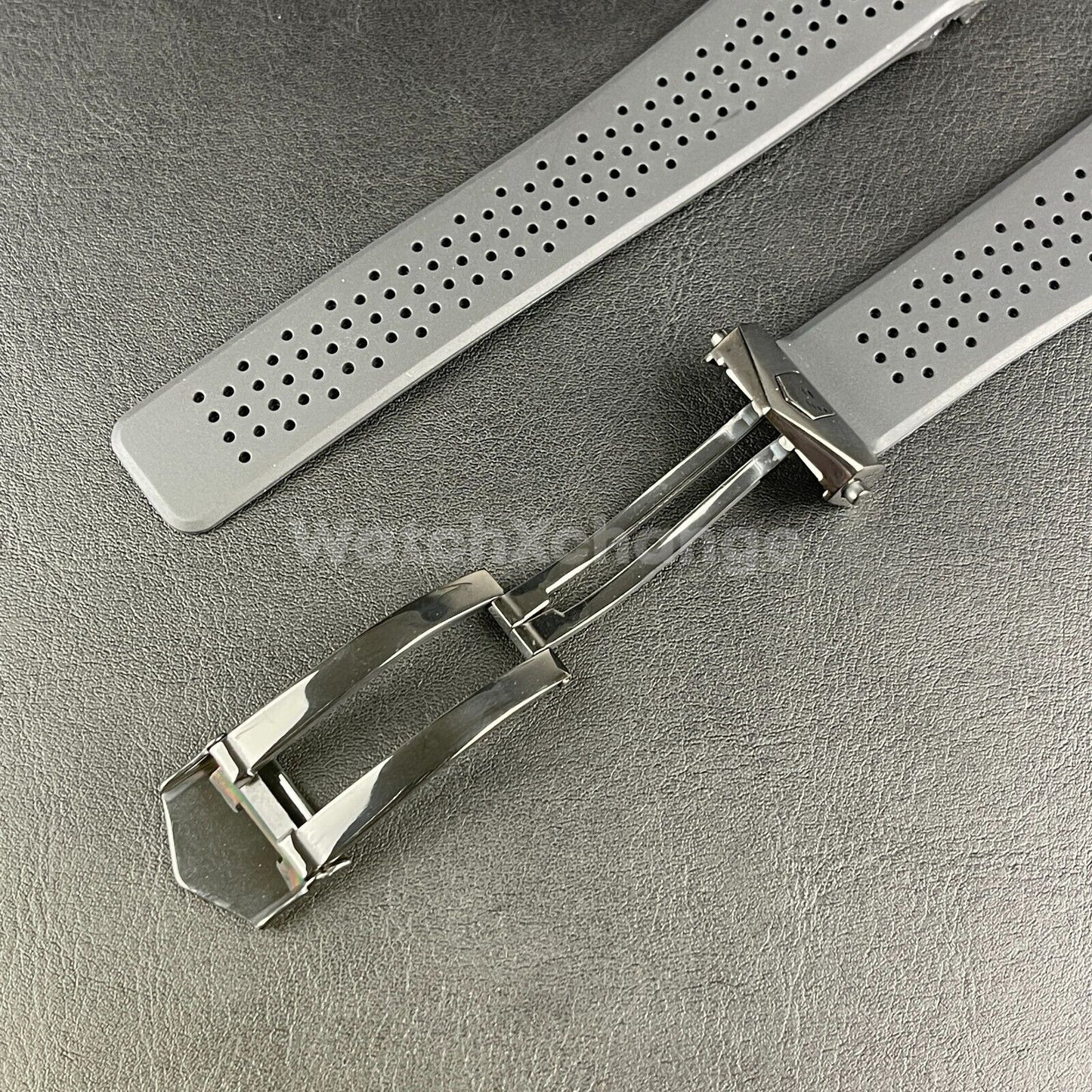 Rubber Silicone Watch Strap Band Mens Breathable Waterproof 22mm Fit TAG Heuer