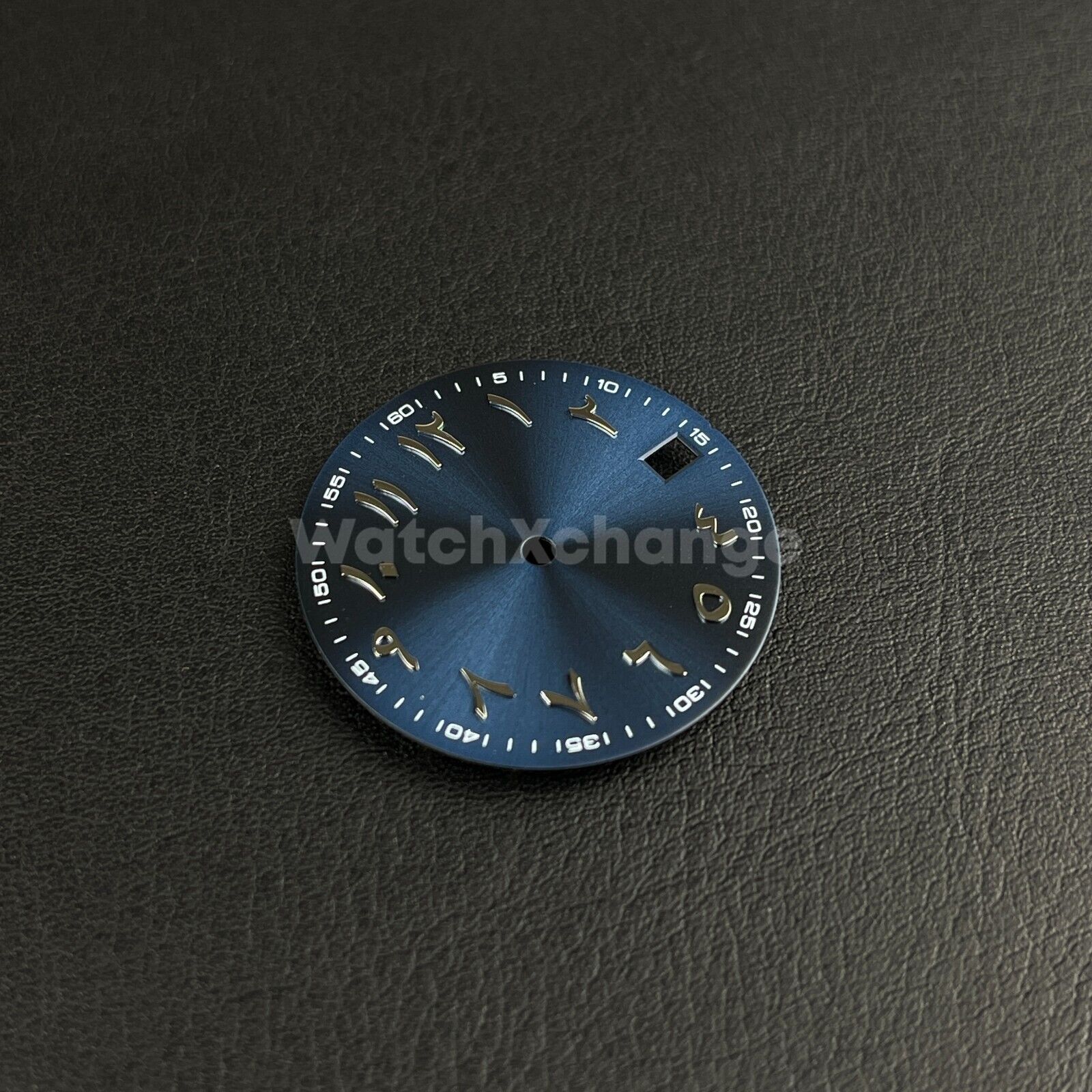 28.5mm Midnight Blue Silver Arabic Watch Dial NH35 NH36 Movement Professional