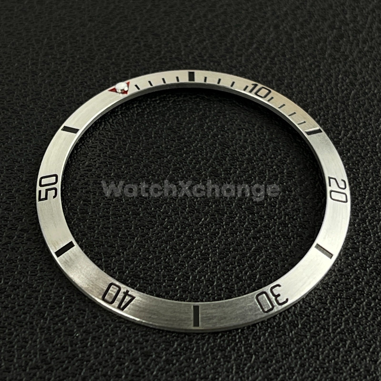 34mm Silver Aluminium SUB Bezel Insert For Seiko Rolex Tudor Divers Watch