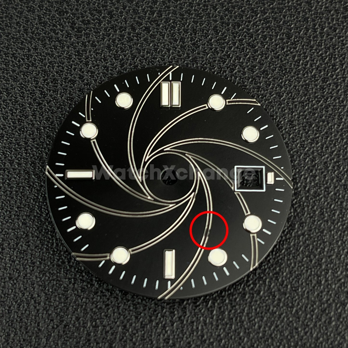 DEFECTIVE 31mm Blue Watch Dial for Miyota 8215 ETA2824 PT5000 Watch Movement