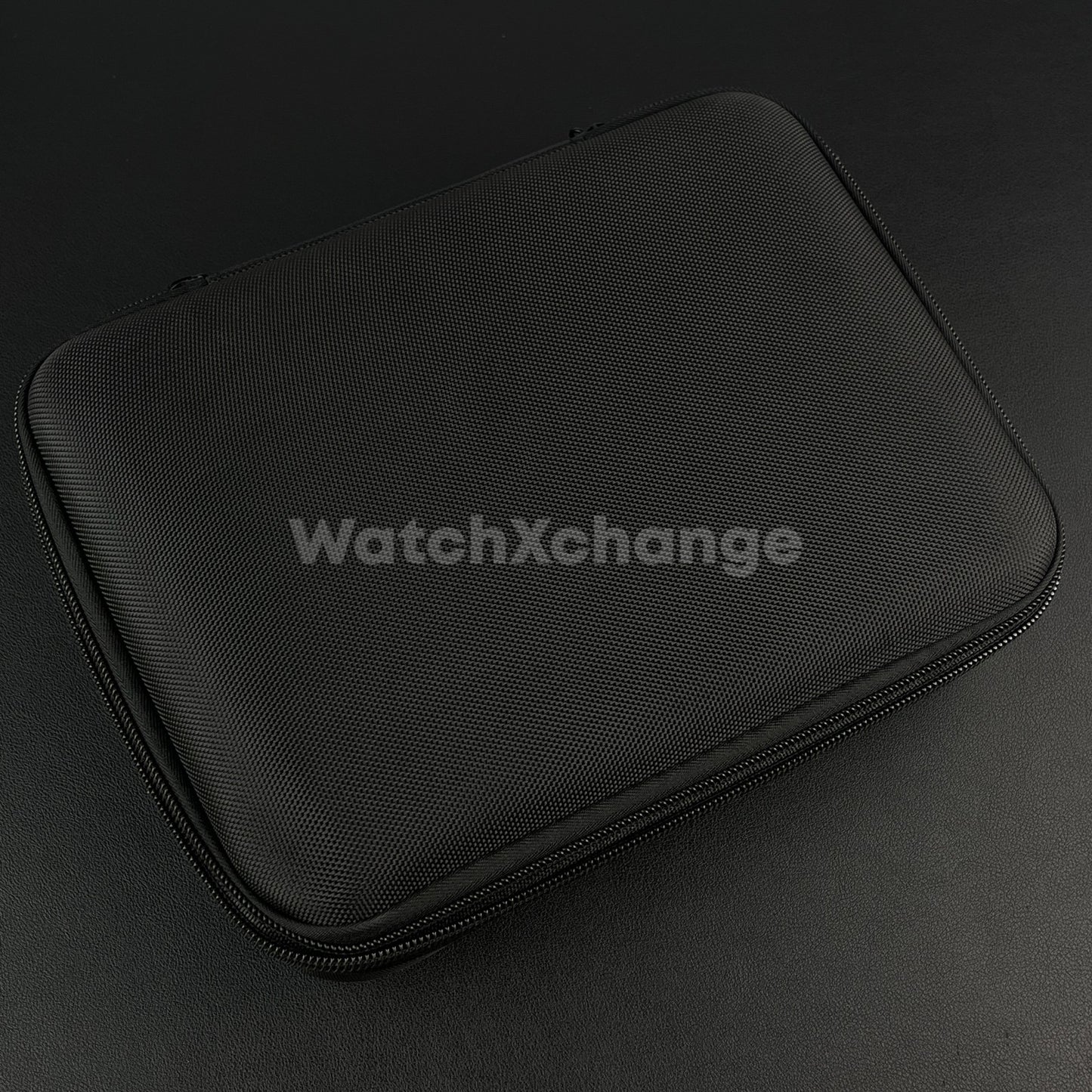 Eight 8 Watch Storage Zip Carry Case Solid EVA Travel Protection Black Inside