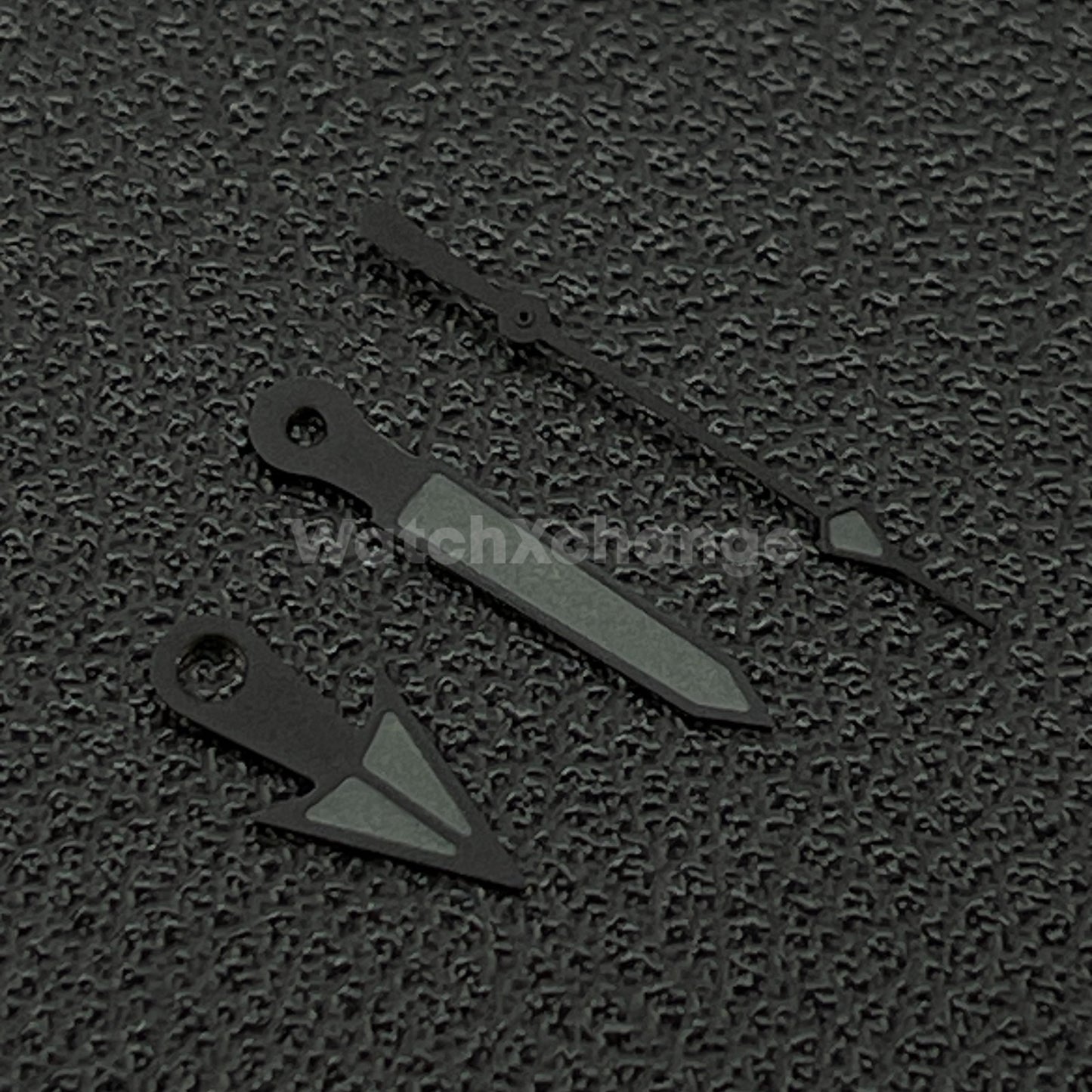 Black & Grey Triangle Arrow Watch Hands For Seiko NH34 NH35 NH36 4R 7S 7002