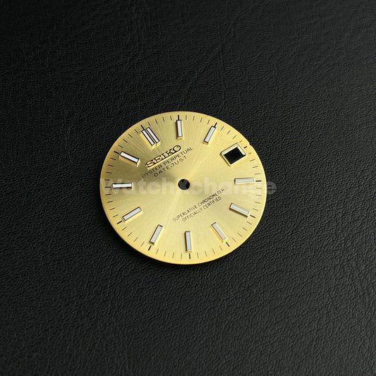 28.5mm Gold Watch Dial for SEIKO NH35 NH36 Watch Movement Parts