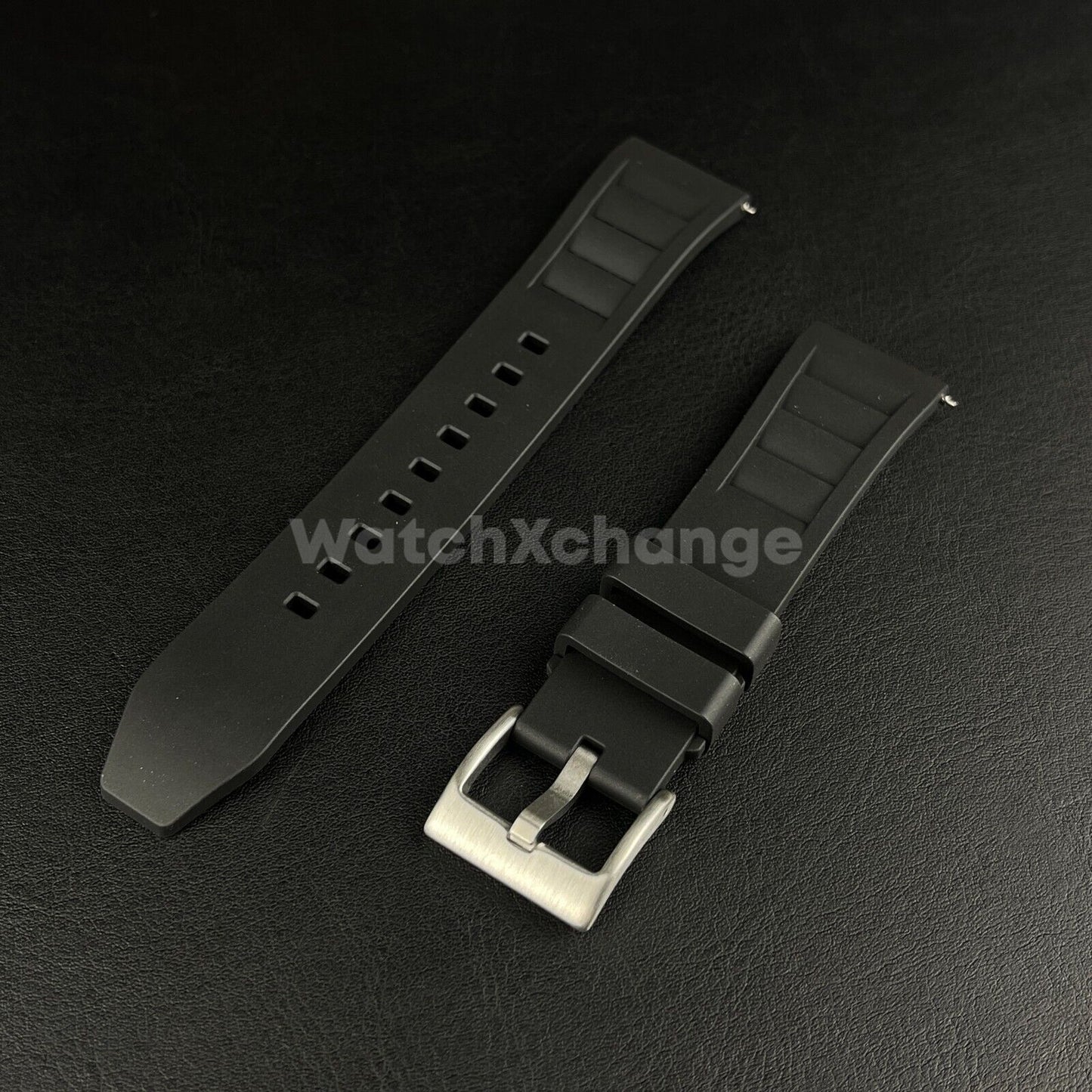 Premium FKM Rubber Watch Strap Band 20mm Quick Release Pin Various Colours