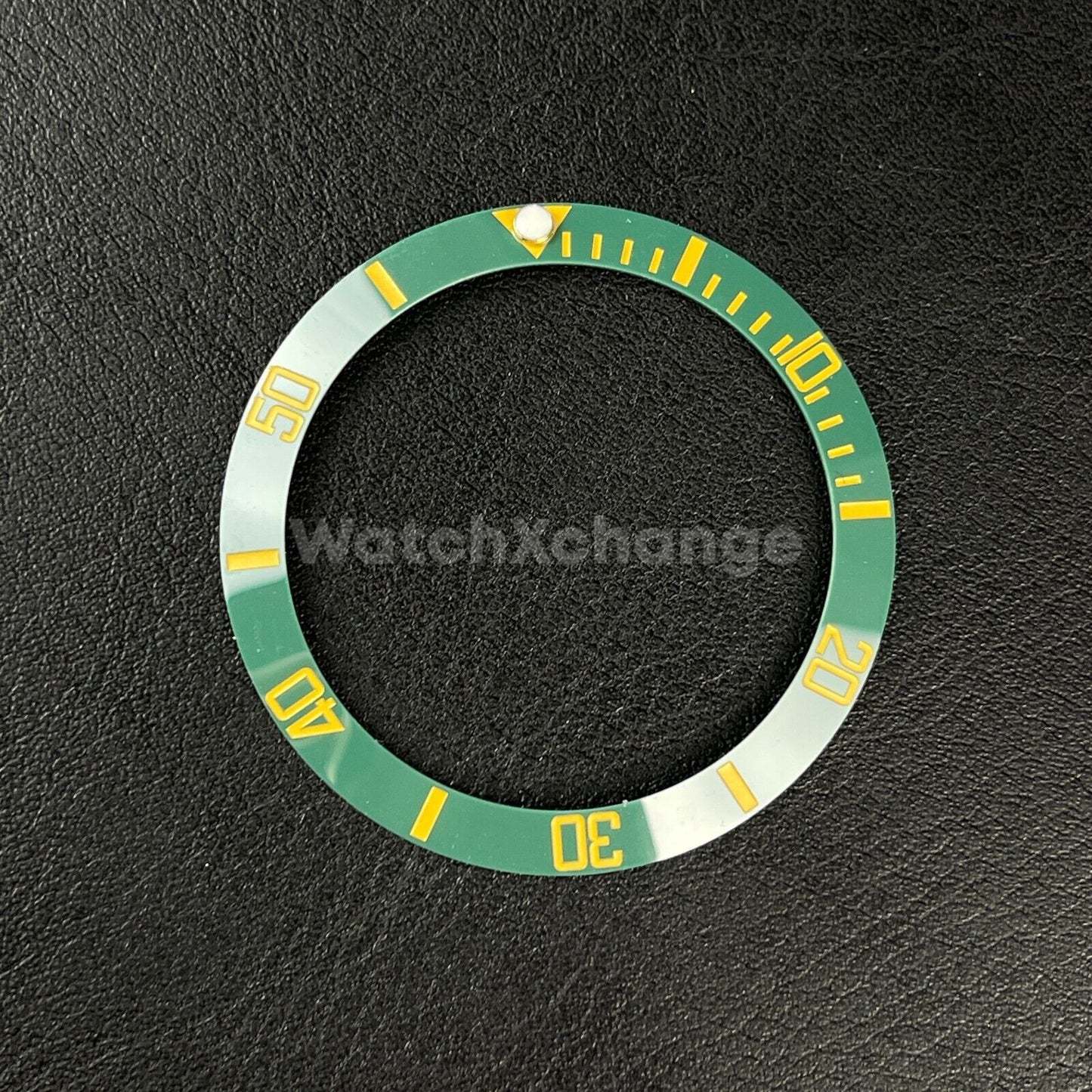 38mm Green Gold Ceramic bezel insert For Divers Watch Rolex Seiko SKX SRPD 