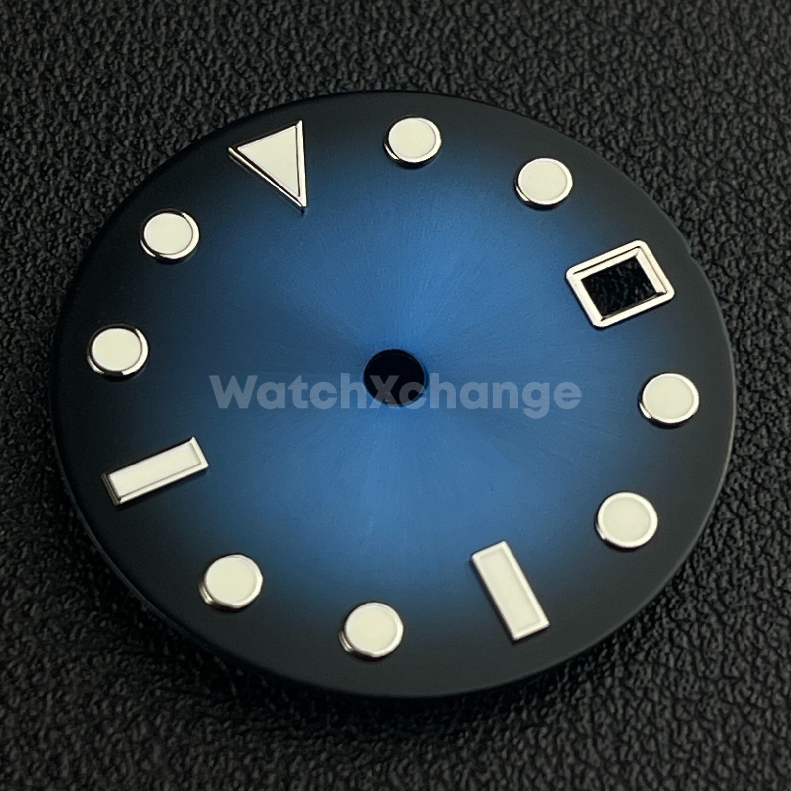 28.5mm Blue & Black Watch Dial Face for SEIKO NH35 Movement