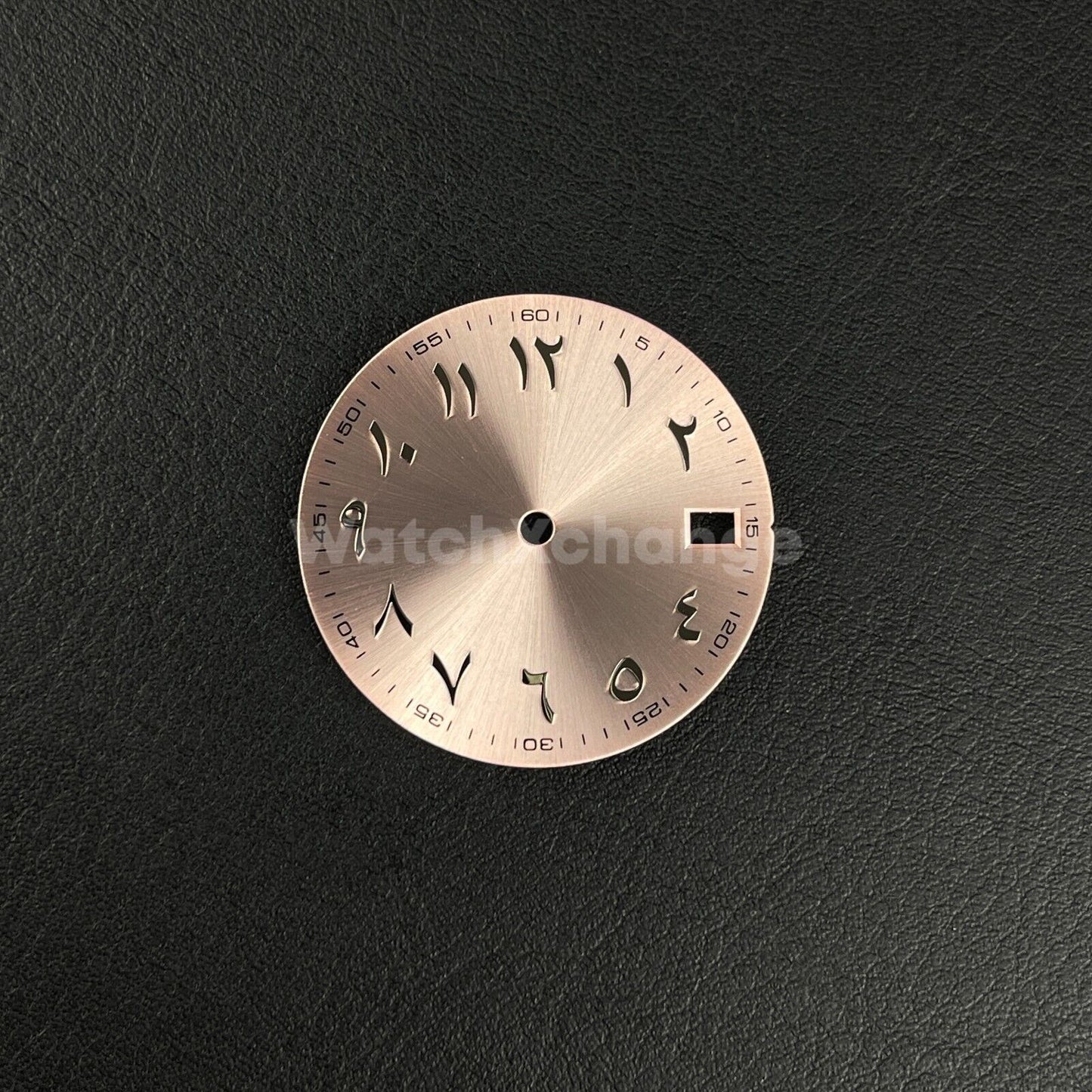 28.5mm Rose Gold Silver Arabic Watch Dial NH35 NH36 Movement Professional