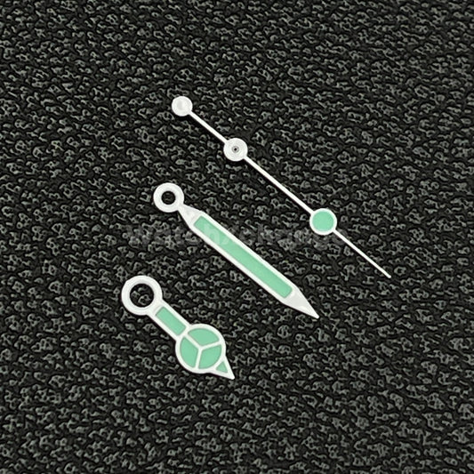 White & Green Watch Hands For SEIKO NH34 NH35 NH36 NH38 NH39 NH70 Movements