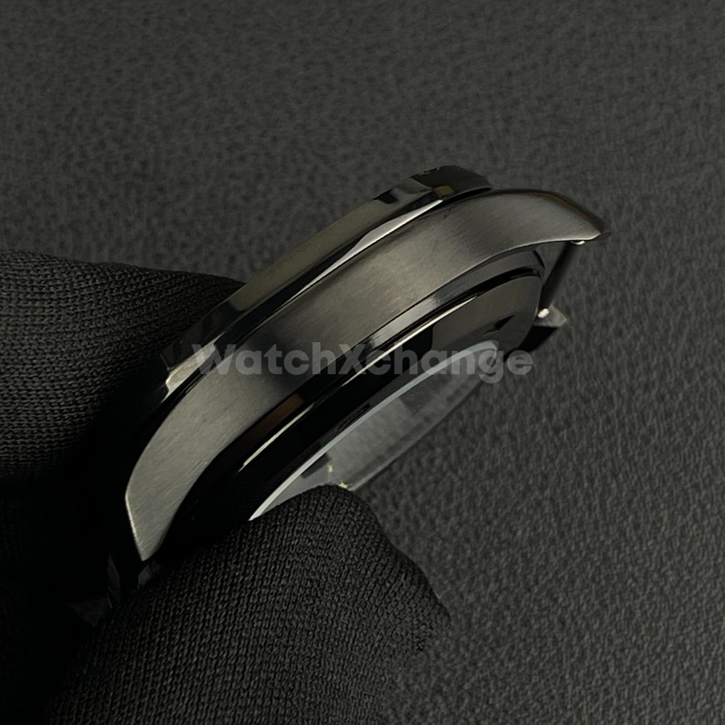 40mm Black Stainless Steel Watch Case For Japanese NH35 NH36 NH38