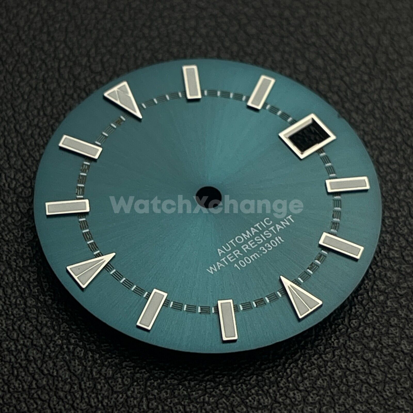 29mm Blue Watch Dial w/Green Luminous Replacement for NH35 4R35 Movement