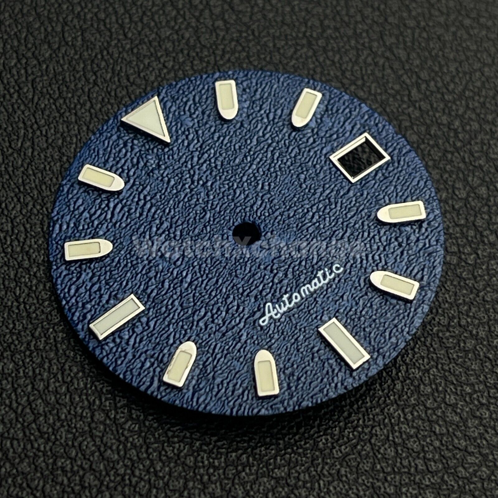29mm Blue Watch Dial w/Green Luminous Replacement for NH35 4R35 Movement