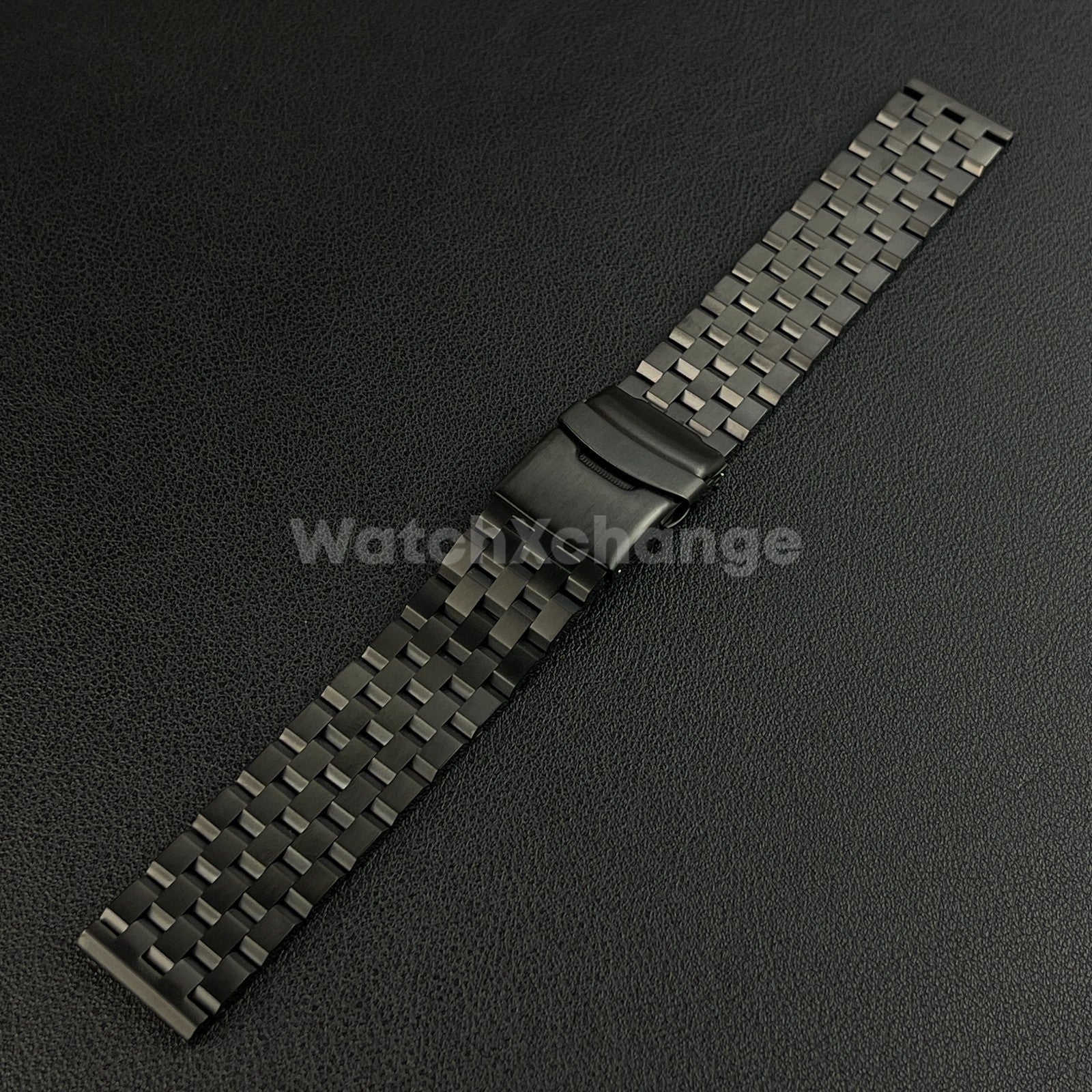Black Stainless Steel Super Engineer Watch Band Bracelet For Seiko 18mm - 24mm
