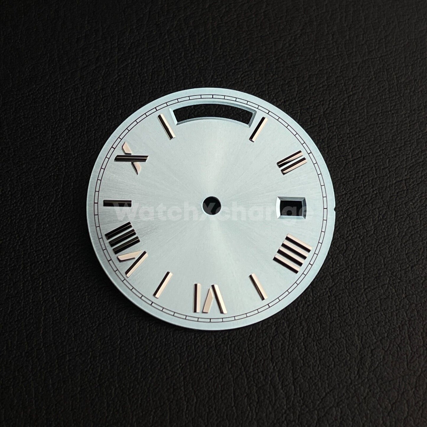 28.5mm Light Blue Watch Dial Replacement for Seagull ST16 Movement Roman Numeral