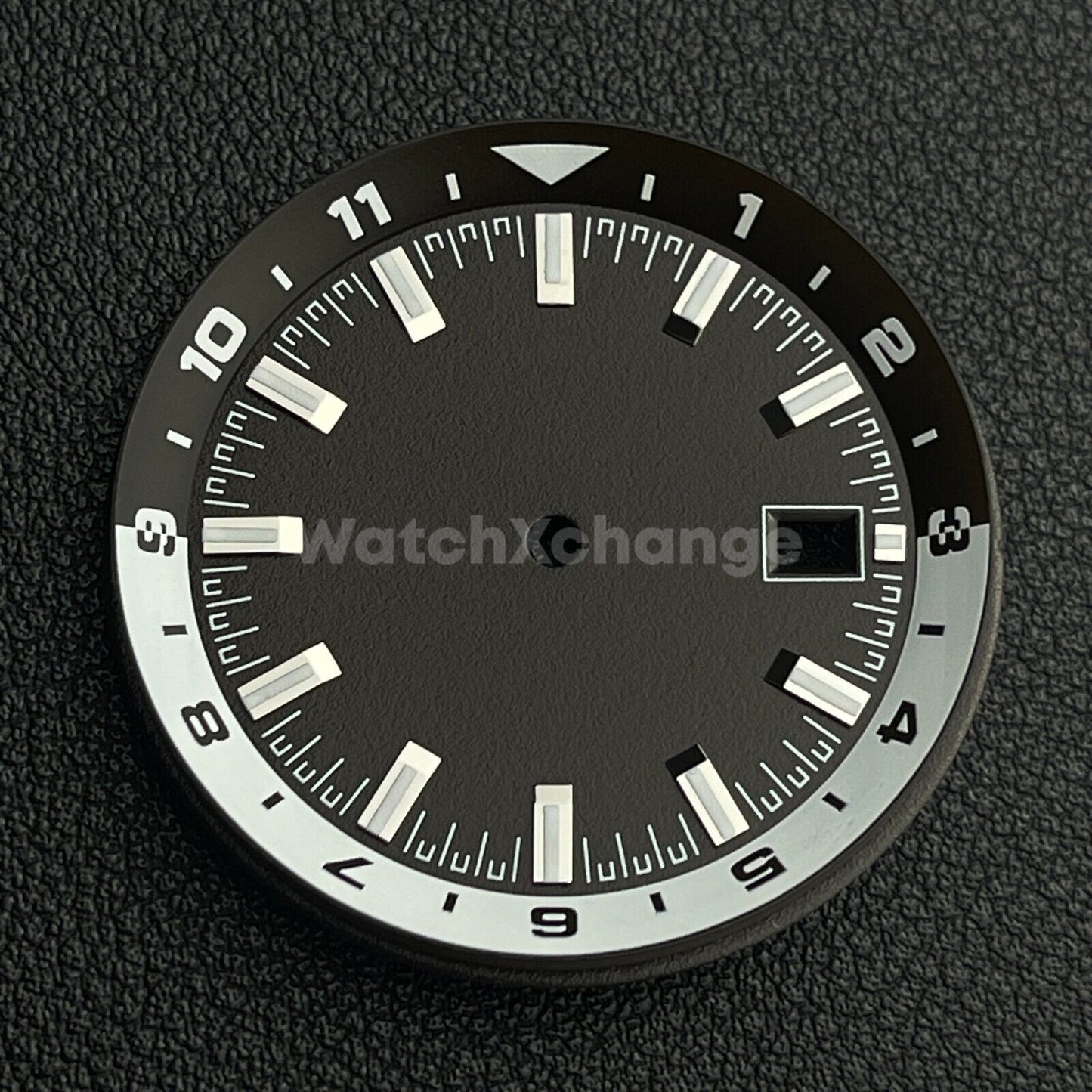 36.5mm Brown & White Watch Dial for SEIKO NH35 NH35A Watch Movement