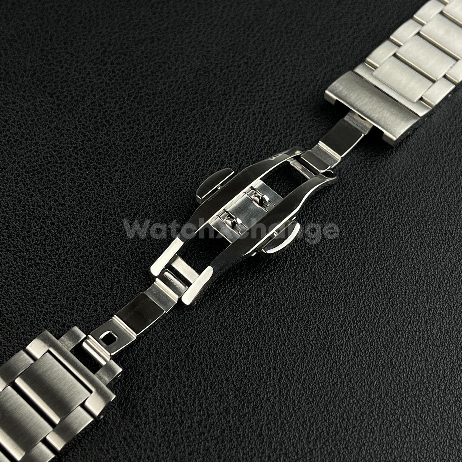 Curved End Metal Watchband Fit For Omega Seamaster AT150 Aqua Terra Watch Strap