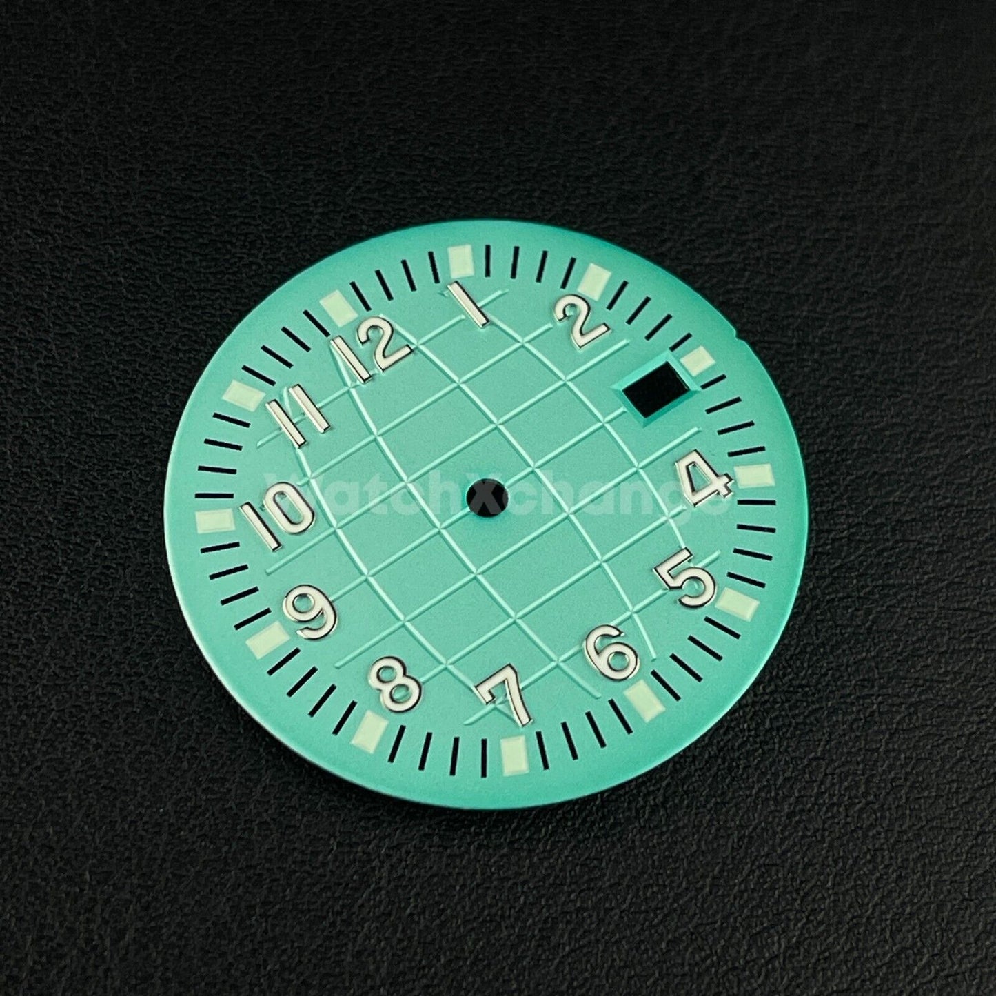32mm Blue Turquoise Watch Dial for SEIKO NH35/NH36/4R/7S Watch Movement Parts