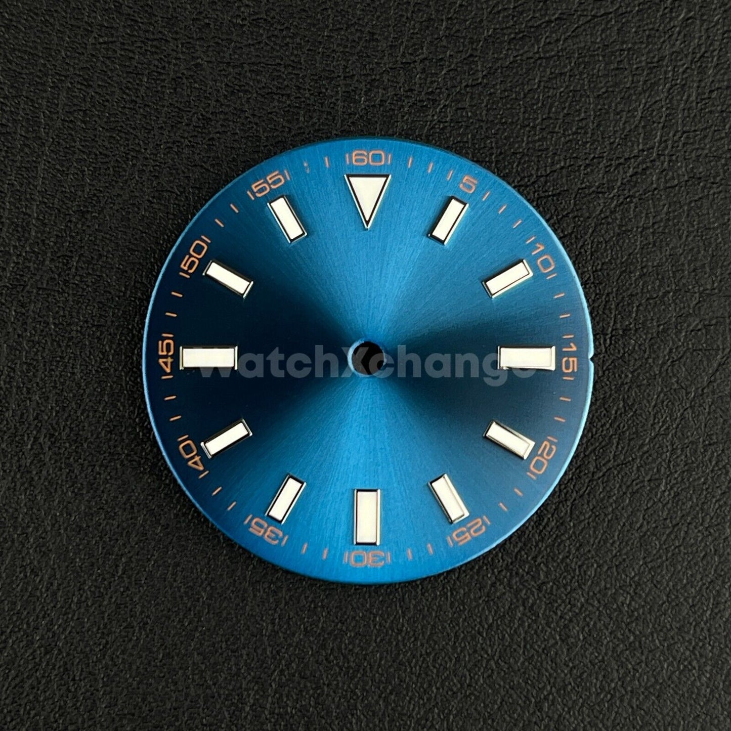 28.5mm Blue & White Watch Dial Blue Luminous for SEIKO NH35 NH36 Movement Parts