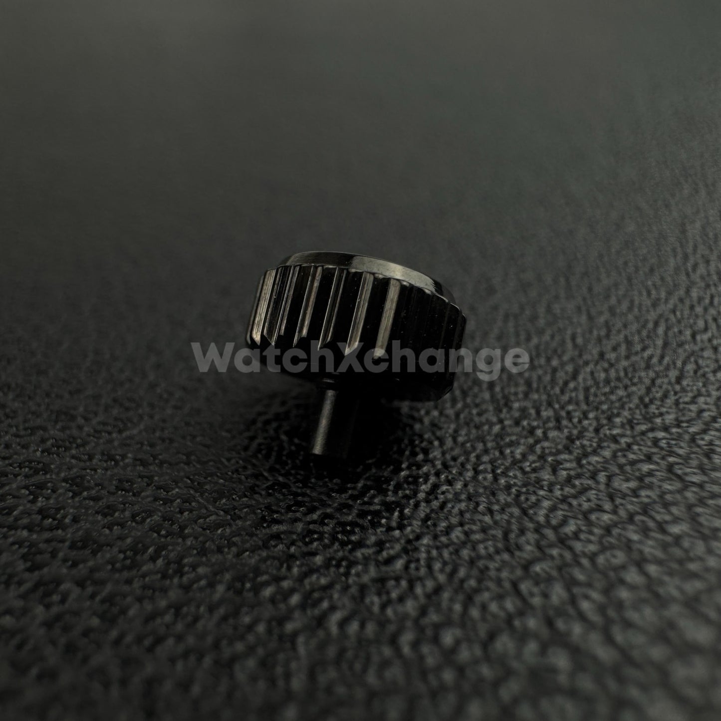 Black Long Tube Replacement Watch Crown 2mm 2.5mm Hole Diameter 3mm - 8mm Head
