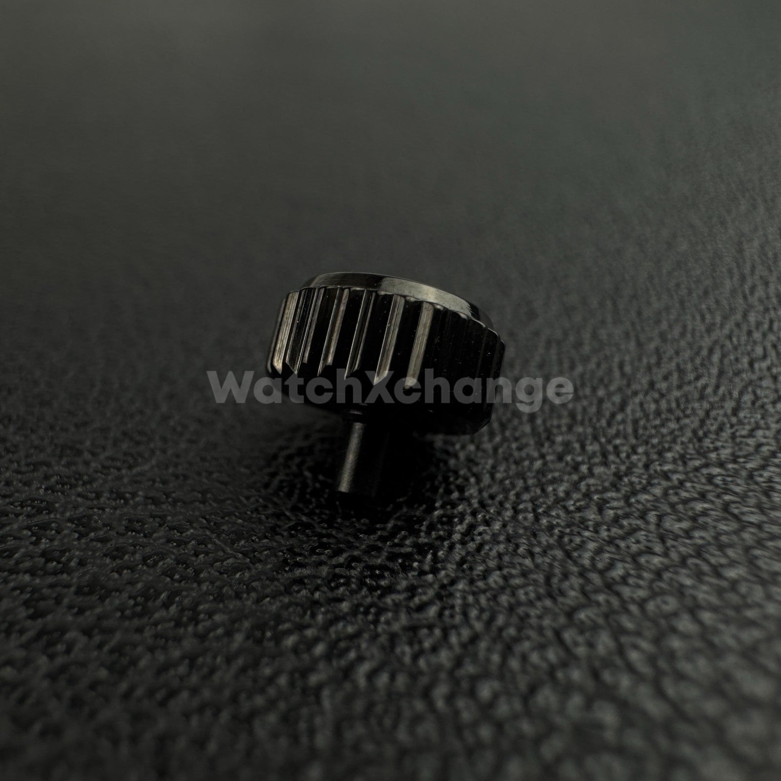 Black Long Tube Replacement Watch Crown 2mm 2.5mm Hole Diameter 3mm - 8mm Head