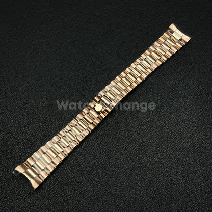 Rose Gold Premium Stainless Steel Watch Bracelet Strap Band Rolex Datejust 20mm