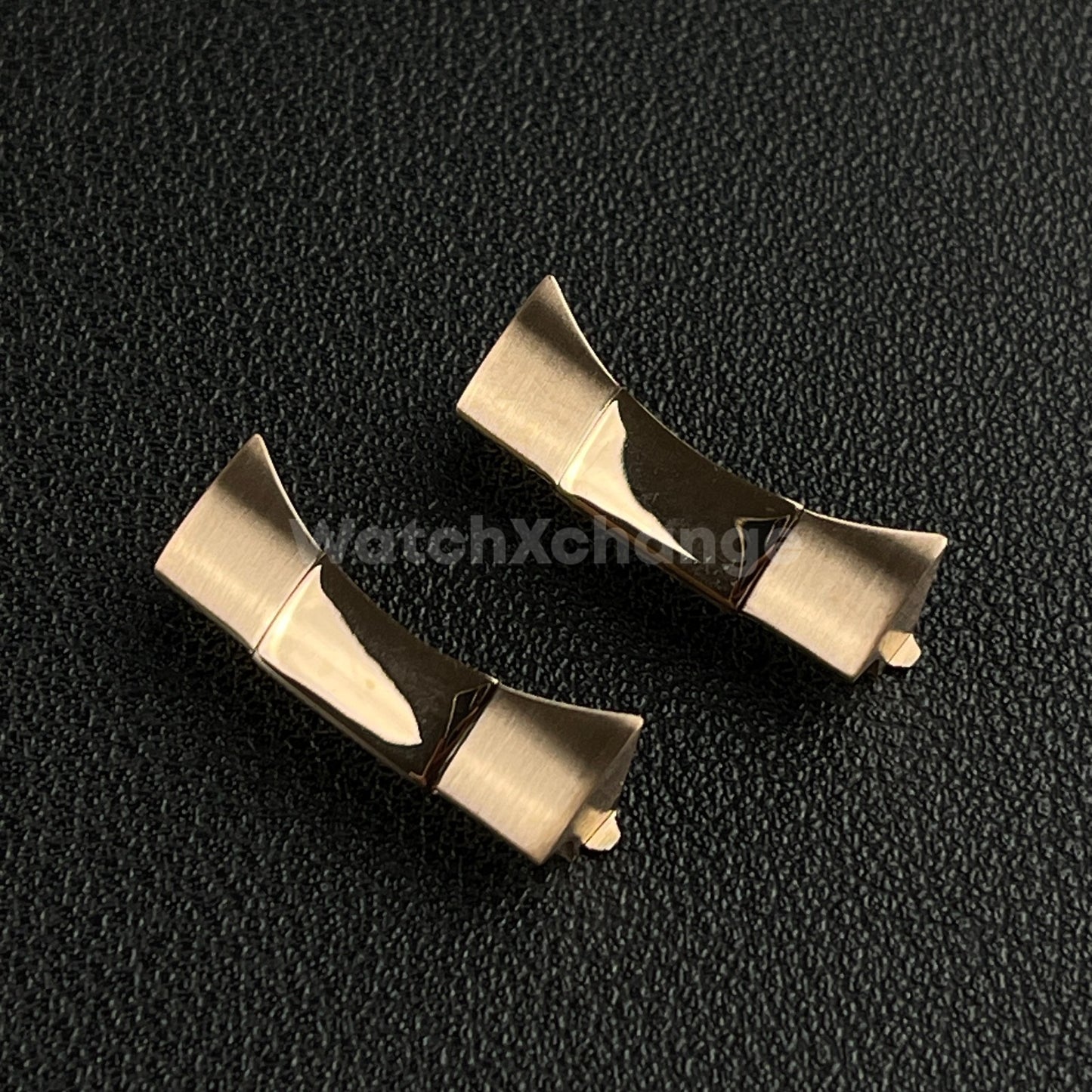 Rose Gold 22mm Curved End Links Watch Band Strap Bracelet Link For Rolex 126600