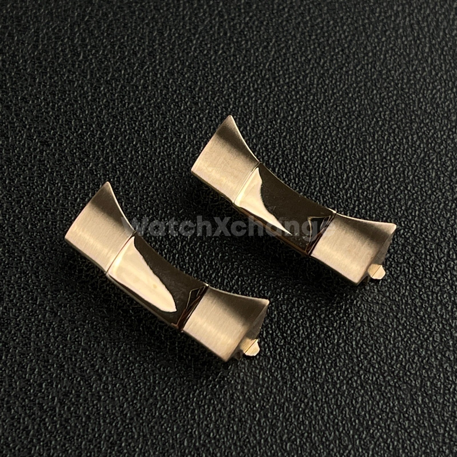 Rose Gold 22mm Curved End Links Watch Band Strap Bracelet Link For Rolex 126600