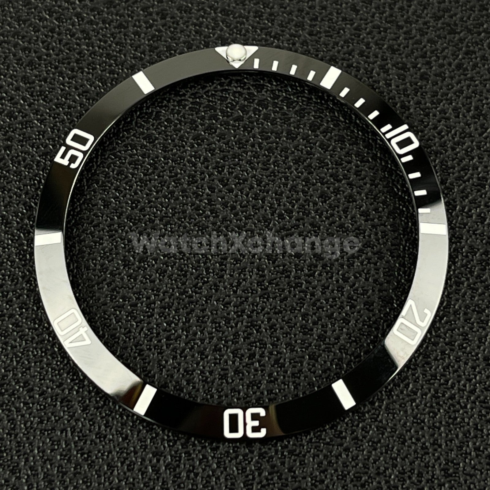 34mm Black & White Ceramic SUB Bezel Insert For Seiko Rolex Tudor Divers Watch