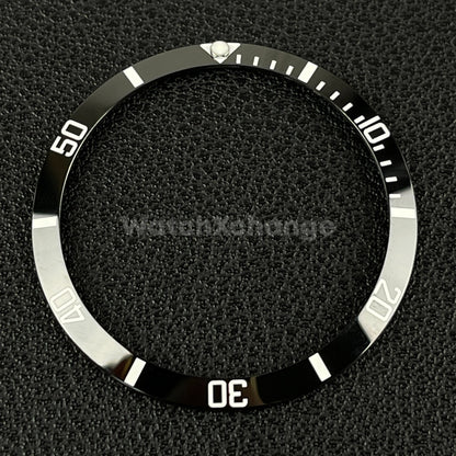 34mm Black & White Ceramic SUB Bezel Insert For Seiko Rolex Tudor Divers Watch