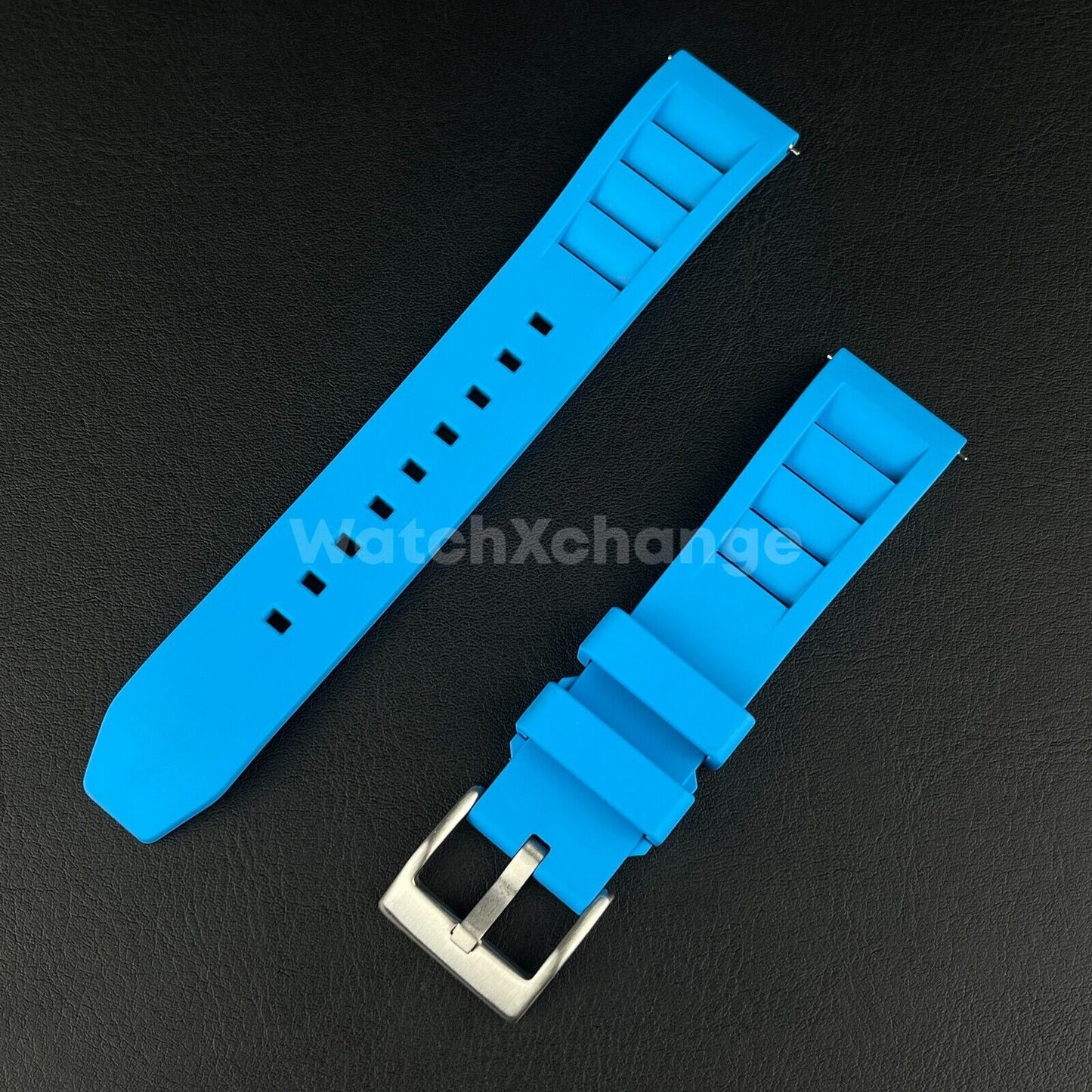 Premium FKM Rubber Watch Strap Band 20mm Quick Release Pin Various Colours