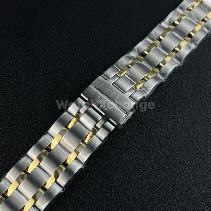 Silver Gold Metal Watch Strap for Tissot 1853 Couturier T035 22/23/24mm