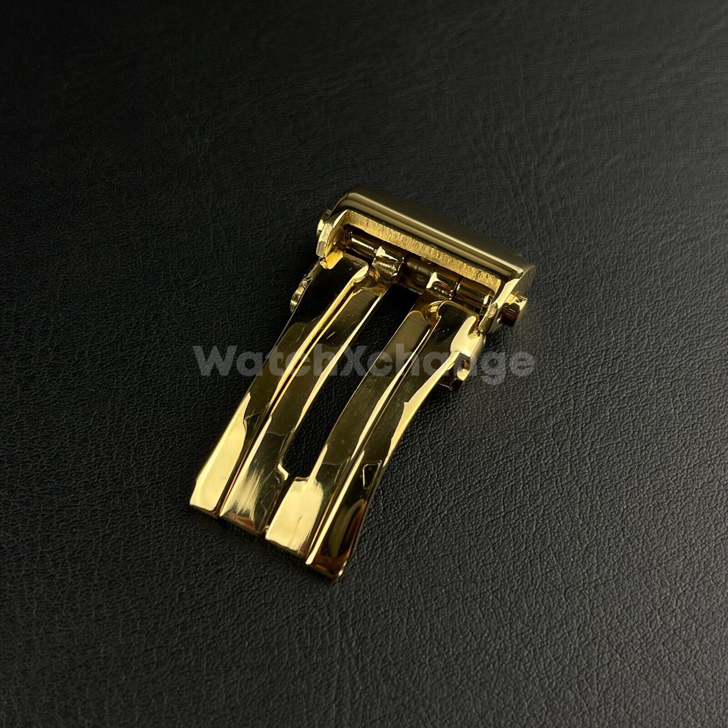 18mm Gold Folding Deployment Clasp Buckle For Maurice Lacroix Watches