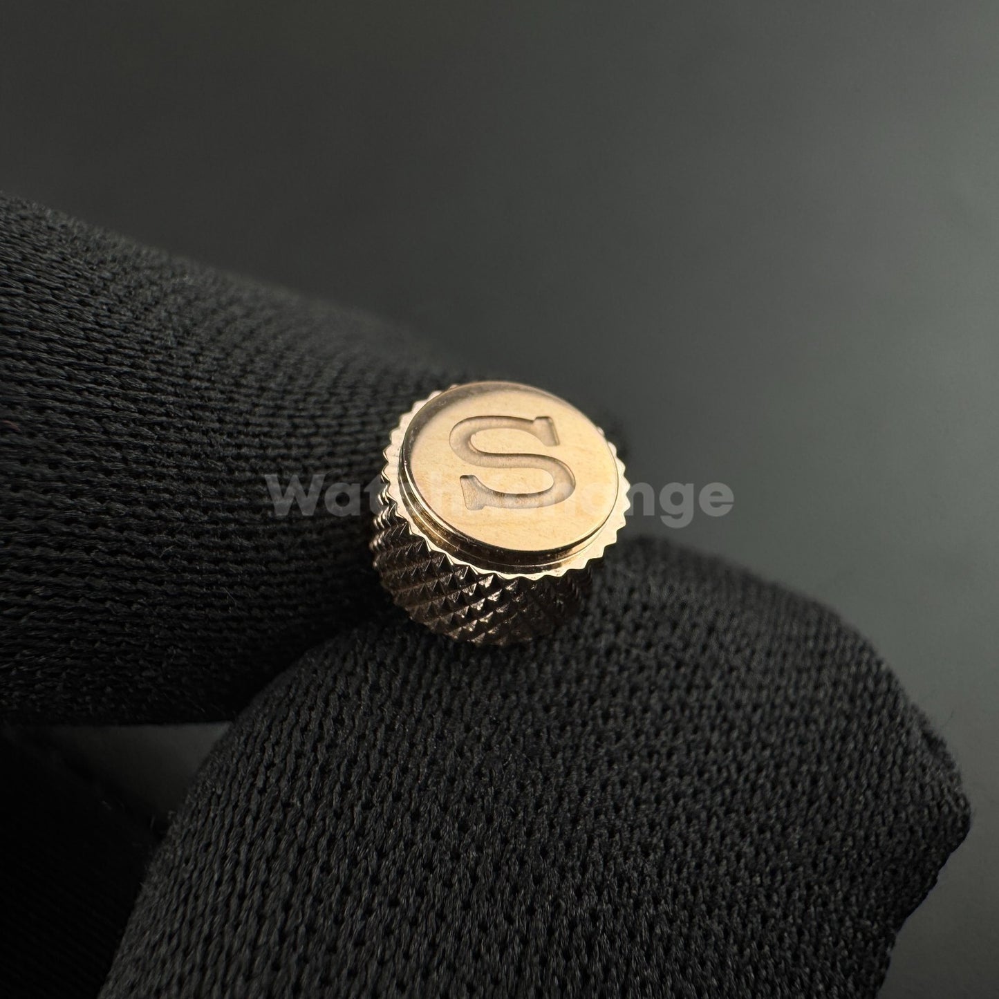 Rose Gold Screw-in Engraved "S" Crown for Seiko SKX007 SKX009 NH35 NH36 SRPD